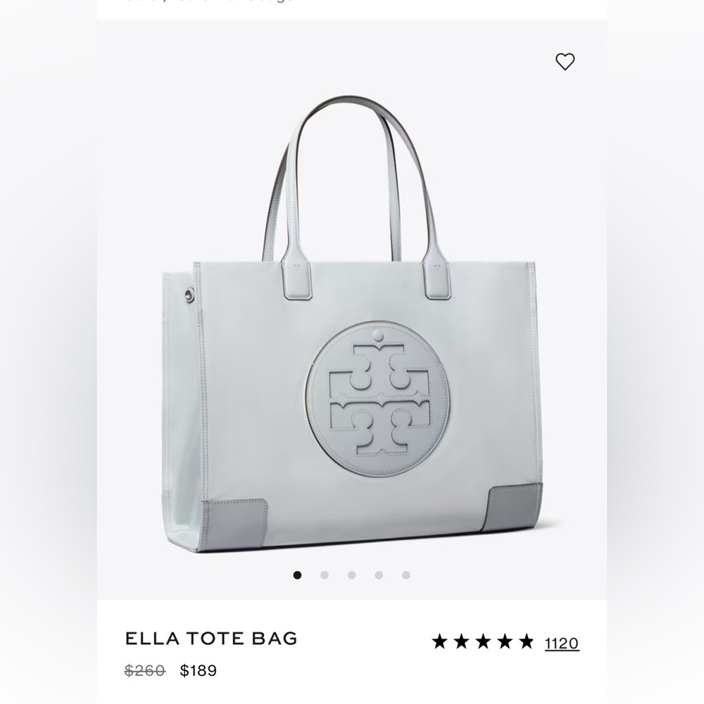 Tory Burch Ella Tote - Powder Blue